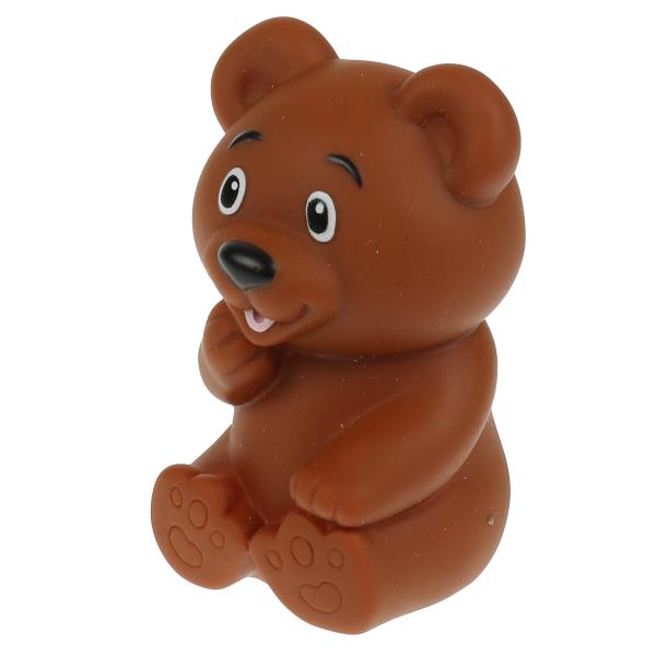 Игрушка для ванны мишка сетка, подвеска КАПИТОШКА в кор.100шт