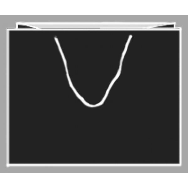 Пакет подарочный МАТОВЫЙ м,черный,190 гр/м2 ЧУДО ПРАЗДНИК в кор.12*12шт