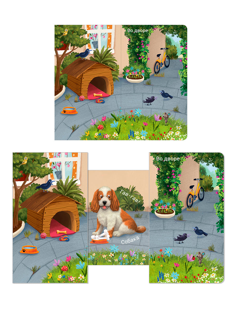 Робинс. Книжки - задвижки "Кто где живёт?"