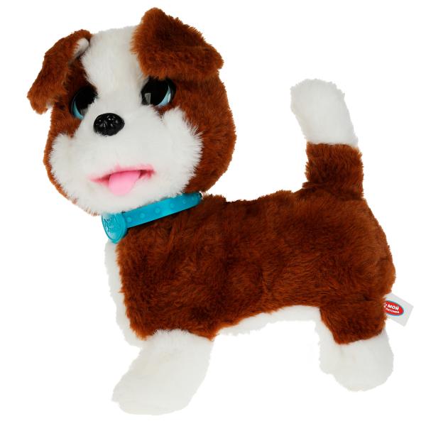 Интерактивный щенок Максик 22см поворачивает голову, ходит МОЙ ПИТОМЕЦ в кор.12шт