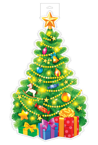 Ф-16614 Plaque de commande A3. Елочка Новогодняя (двухсторонний)