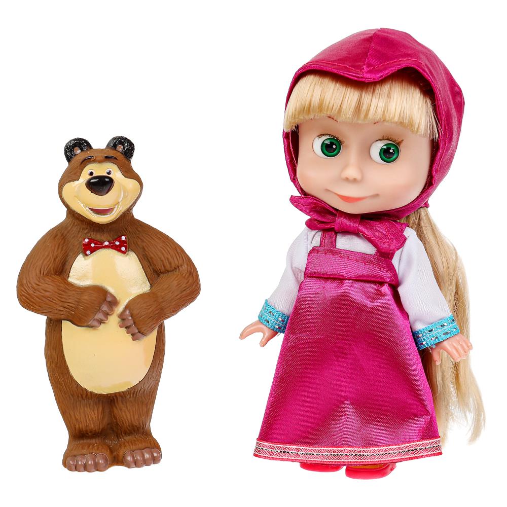 Кукла Маша и Медведь маша 25см, озвучка, медведь, кор КАРАПУЗ в кор.18шт