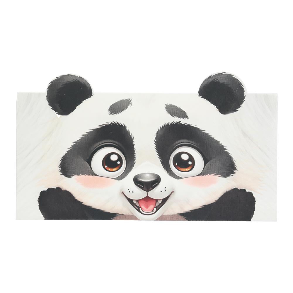 Конверт для денег панда, фигурный, поздравляю ЧУДО ПРАЗДНИК уп-10шт в кор.100уп