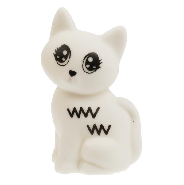 Набор д/детского тв-ва пластиковая фигурка для росписи, собачка и кошечка МУЛЬТИ АРТ в кор.2*96шт