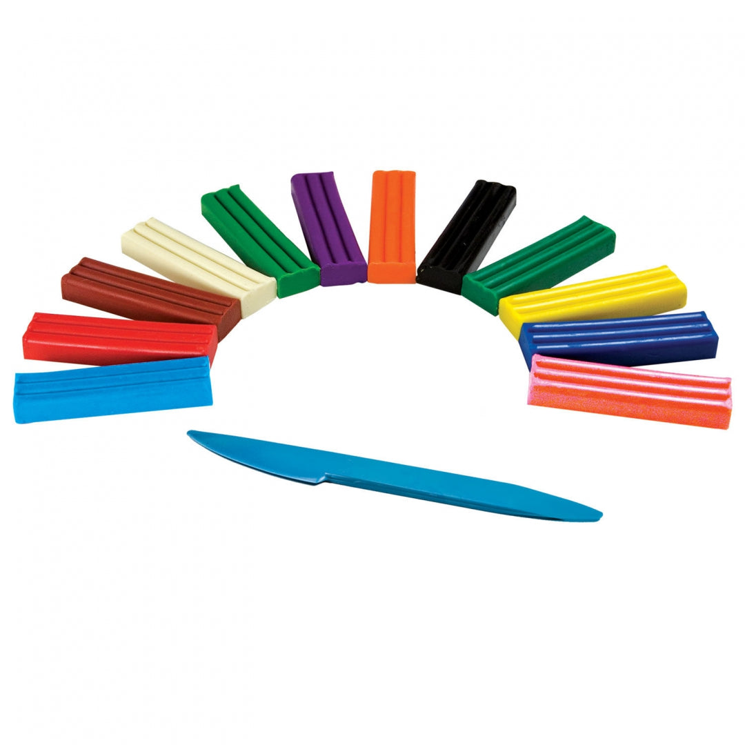 Пластилин 12цв мяг "Кроха" 198г со ст.(23С1484-08)