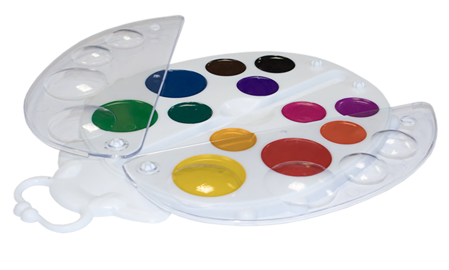 Луч. Акварель "Божья коровка" 12 цв. без кисти арт.32С 2077-08