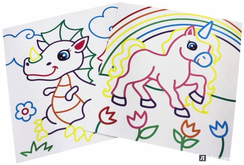 Волшебные контуры. Сказочные герои дп