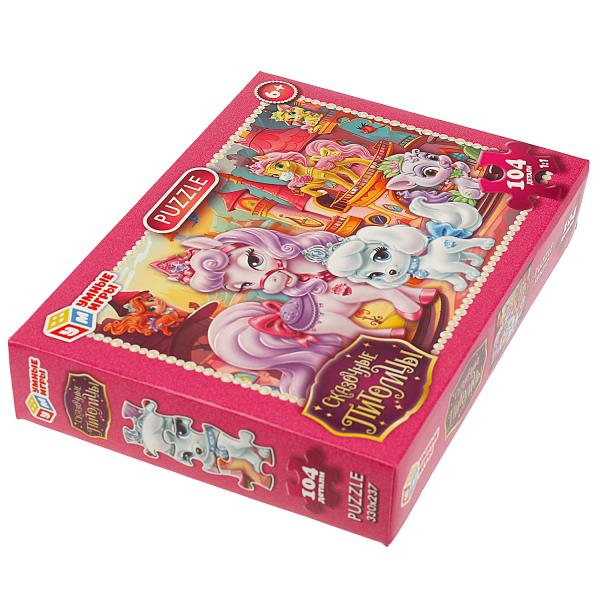 Сказочные питомцы. Пазл классический в коробке. 104 détails. 190х141х35мм. Умные игры в кор.24шт