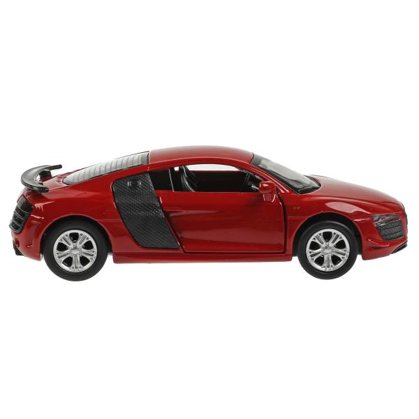 Технопарк. Модель "Audi R8 GT" металл 11,4 см, двери, инерция, красная кор. арт.67333