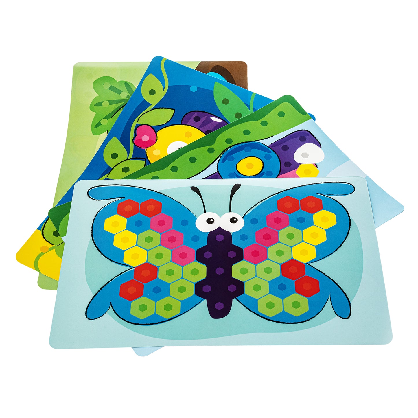 Мозаика для самых маленьких Baby Toys "Утенок" d2,5/7 цв (107 эл) шестигранная nev кор