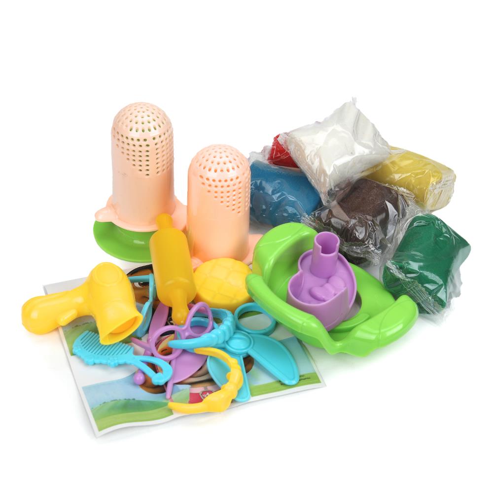 Набор с тестом для лепки Щенячий Патруль парикмахерская, 24 см MultiArt в кор.8шт