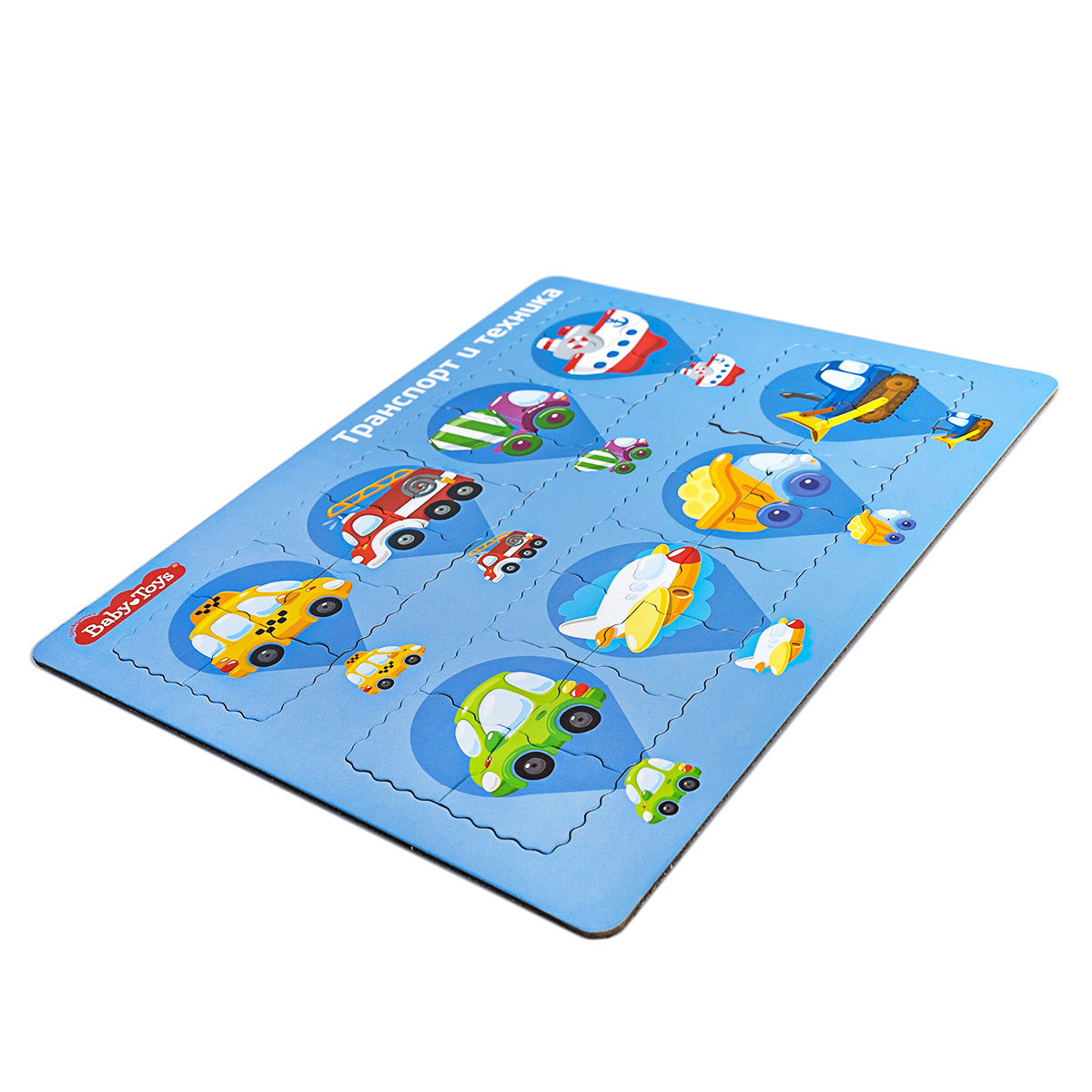 Пазл планшетный "Транспорт и техника" серия Baby Toys