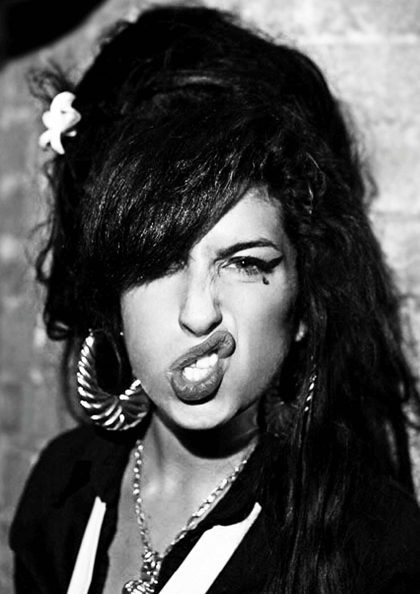 ПОСТЕР.Серия Звезды поп. 00-е .Amy Winehouse. Формат А3.