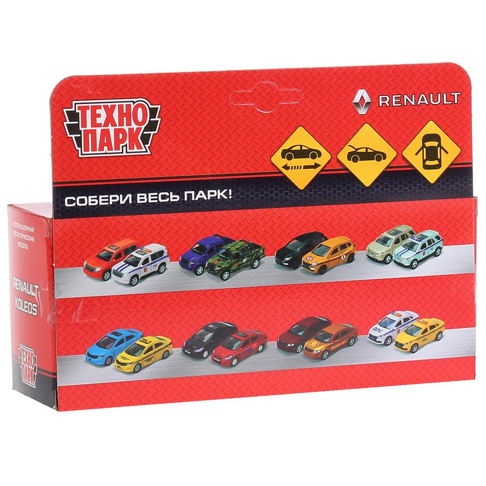 Машина металл RENAULT KOLEOS, 12см, открыватель. двери, инерц, серебристый, в кор. Технопарк в кор.2*36шт