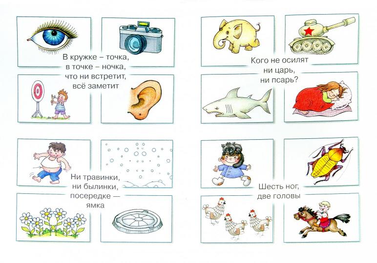 Загадки в отгадках. Шесть ног, две головы (загадки с отгадками, 4 ответа на выбор, найди правильный)