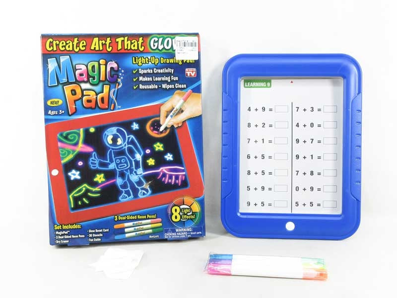 Наш Китай. Доска для рисования "Magic Pad" свет в/к EA017219 арт.777/ТА017219EA