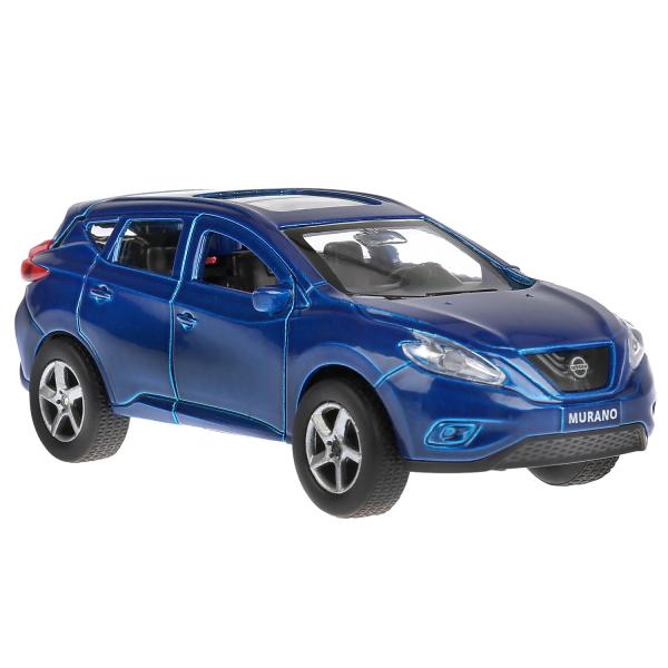 Машина металл NISSAN MURANO 12см, открыв.двери, инерц., синяя в кор. Технопарк в кор.2*24шт