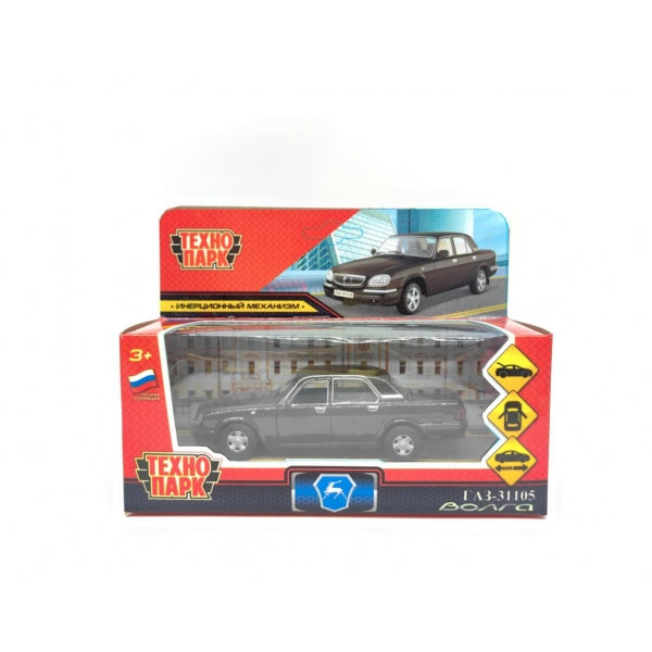 Machine en métal GAZ -31105 "vol" 12 cm, à l'extérieur, bagage, inerce, corique, cor. Parc technologique dans le cor.2*36шт