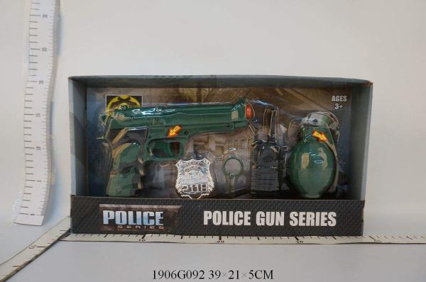 Оружие звуковое пистолет с аксесс. в кор. в кор.2*36шт