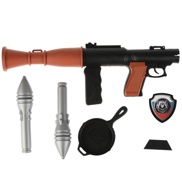 Гранатомет ручной стреляет, 30*58*6см ИГРАЕМ ВМЕСТЕ в кор.2*24шт