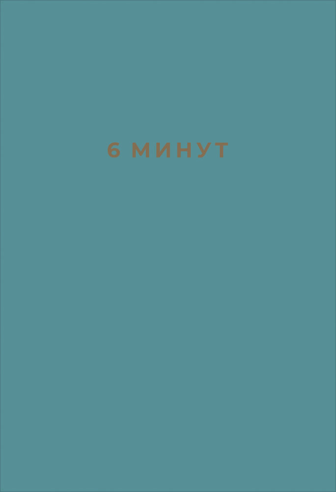 6 минут. Ежедневник, который изменит вашу жизнь (базальт) +закладка