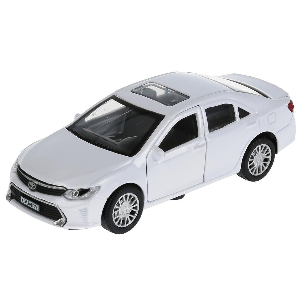 Машина металл "TOYOTA CAMRY", длина 12см, открыв. двери, инерц., белый в кор. Технопарк в кор.2*36шт