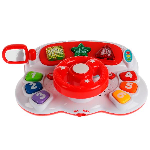 Музыкальный руль,80 песен,звуков и фраз СИНИЙ ТРАКТОР ,в кор. Умка в кор.2*12шт