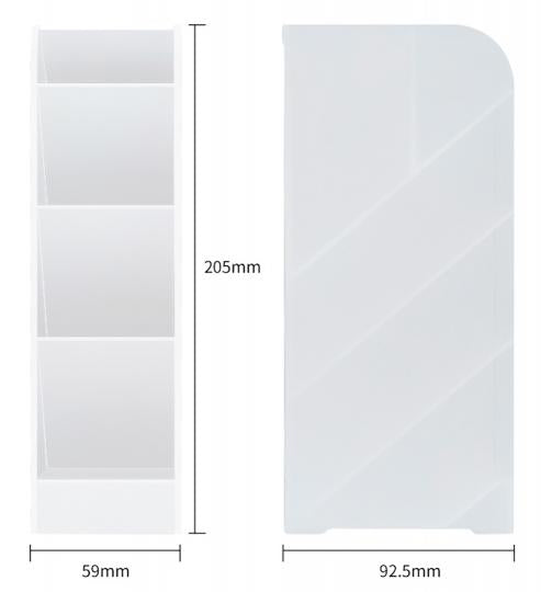 Подставка д/пиш.принад. 5отд белая, 8932White