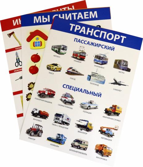 4023 Комплект плакатов. Развитие ребенка
