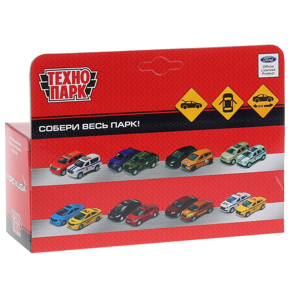 ТМ Технопарк. Machine en métal "FORD KUGA СПОРТ" 12 cm, ouverte. двери, инерц. dans le cor. dans le cor.2*36шт