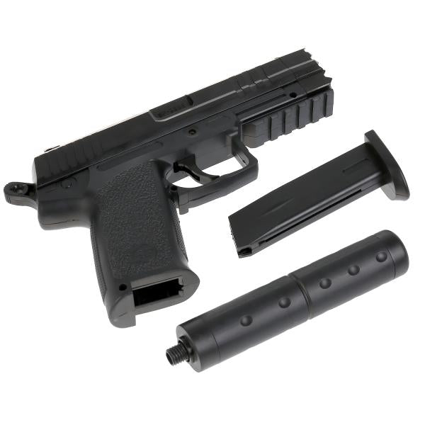 Пистолет (п) с глушителем, с пульками SP3855 в пак. в кор.2*48шт