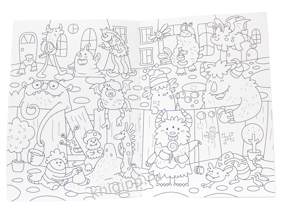 РАСКРАСКА-ВИММЕЛЬБУХ. ВОЛШЕБНЫЕ ЗВЕРЯТА