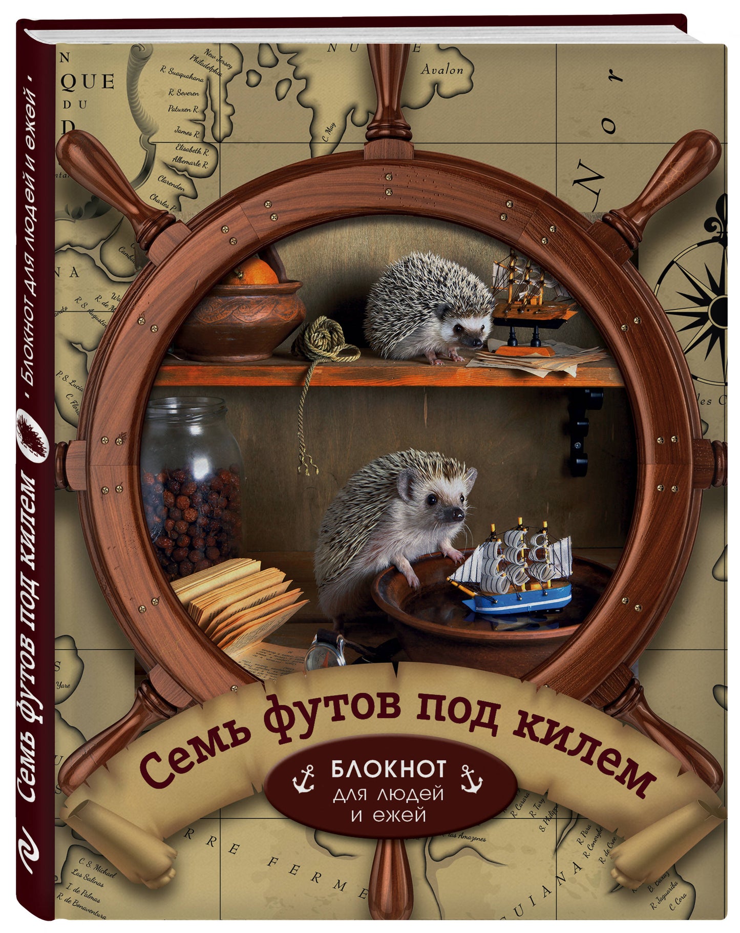 Jeu "Семь футов под килем" Bloc pour les enfants et les jeunes (162х210мм, твердая обложка, 208 str., выб.лак)