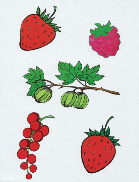 Ягоды: демонстр. интерактивные карточки