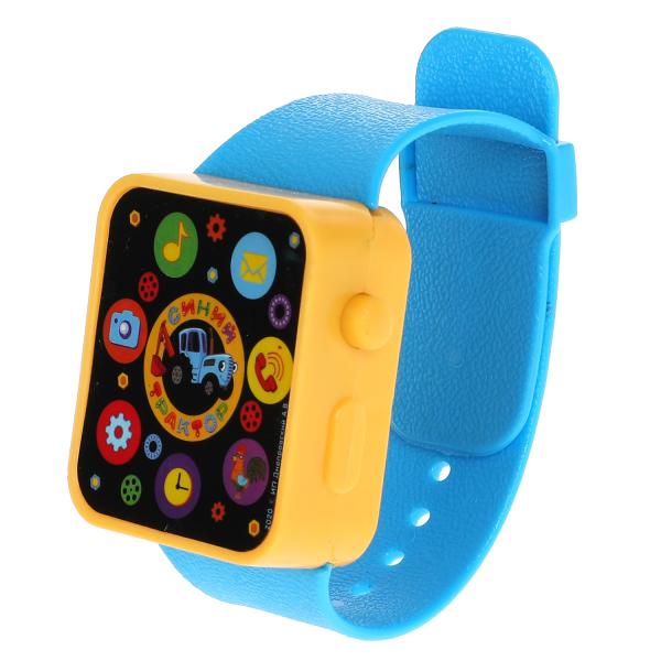 Часы "Синий трактор" музыкальные часики. 25 песен, фраз, звуков. звуки будильника и фотокамеры.. ТМ