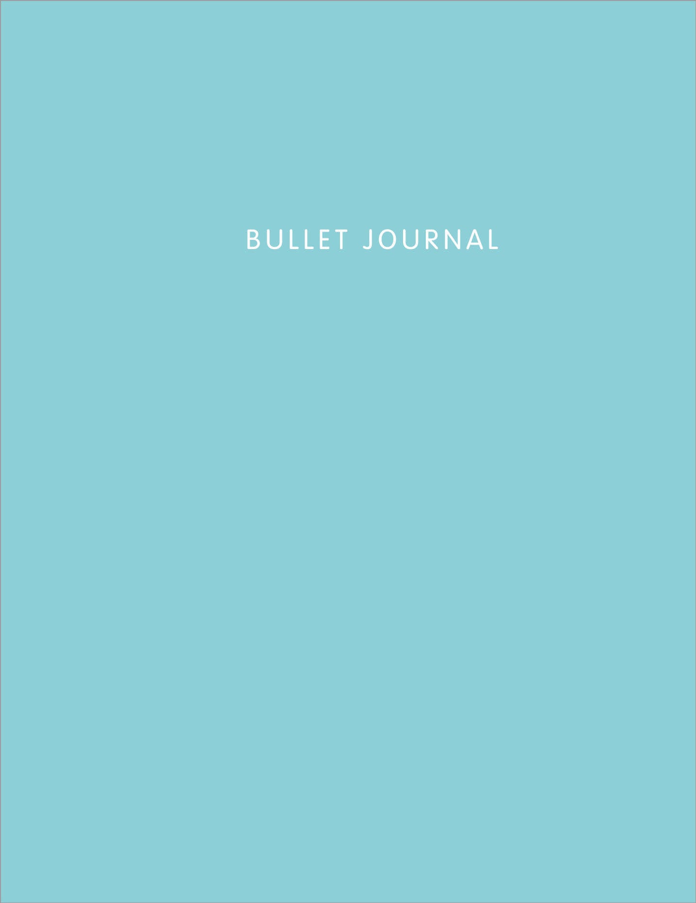 Блокнот в точку: Bullet Journal (бирюзовый, 144 c., пружина)