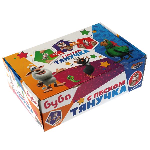 TG-211019-1-BUBA-SD (48) Тянучка с песком БУБА в дисплее 12 шт Супер Жим уп-12шт в кор.4уп