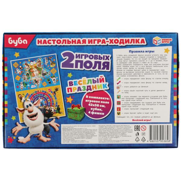 Très bien. Настольная игра-ходилка. 2 en 1. Буба. 330х216х27 mm. Умные игры. dans le cor.20шт