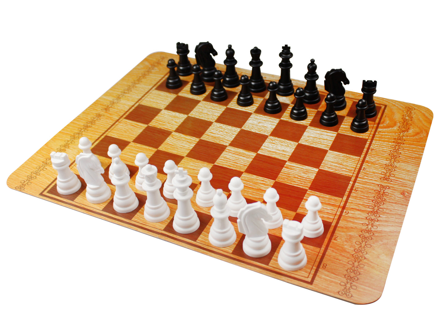 ИГРА НАСТОЛЬНАЯ "ШАШКИ, НАРДЫ, ШАХМАТЫ" (БОЛЬШИЕ) в кор.5шт