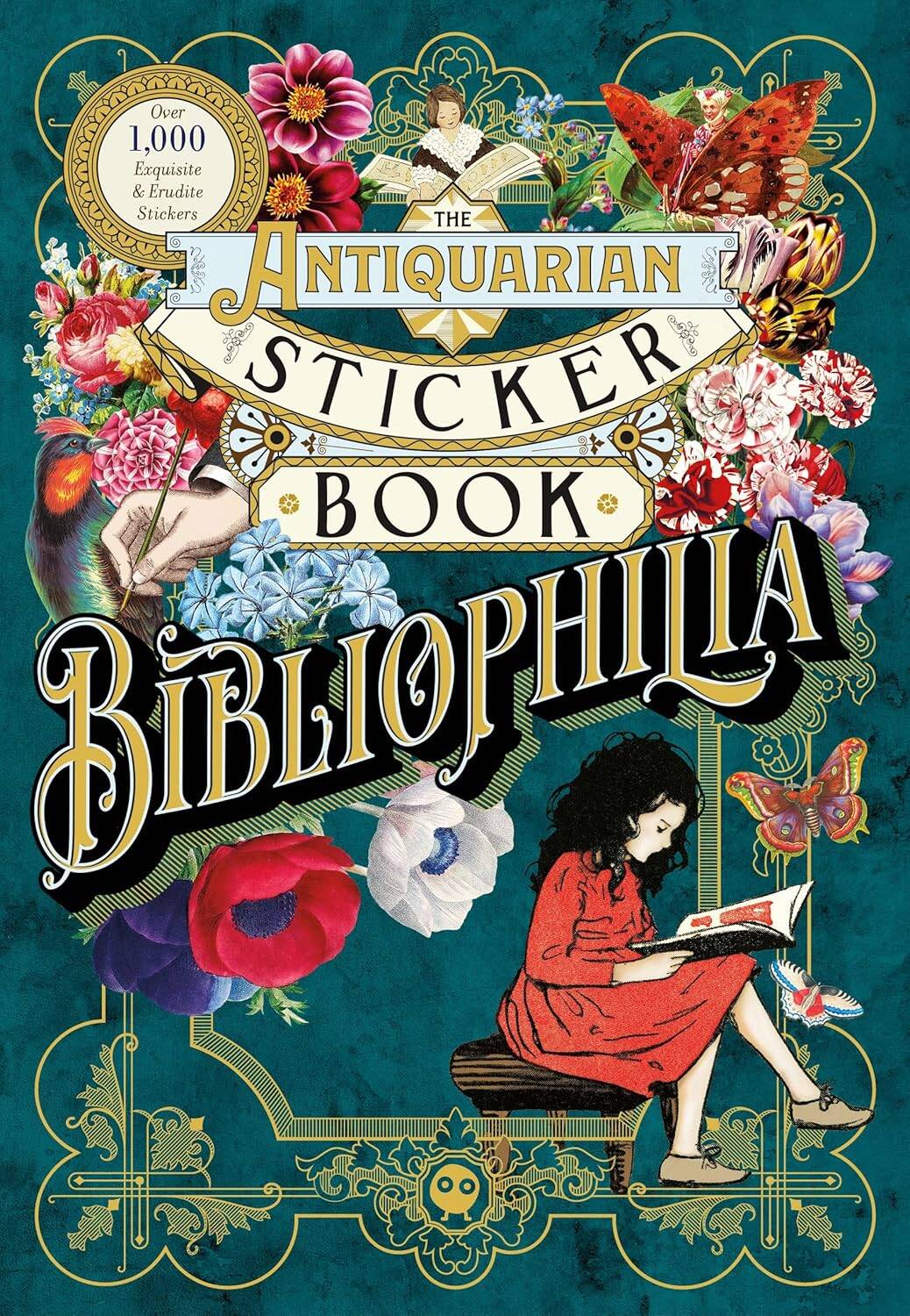 The Antiquarian Sticker Book: Bibliophilia (Odd Dot) Книга с антикварными наклейками. Библиофилия (Одд Дот) /Книги на английском язык