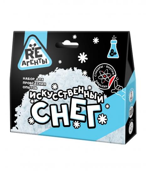 Игрушка: Научно-познавательный набор "Искусственный снег", модели «Re-Агенты» в кор.10шт