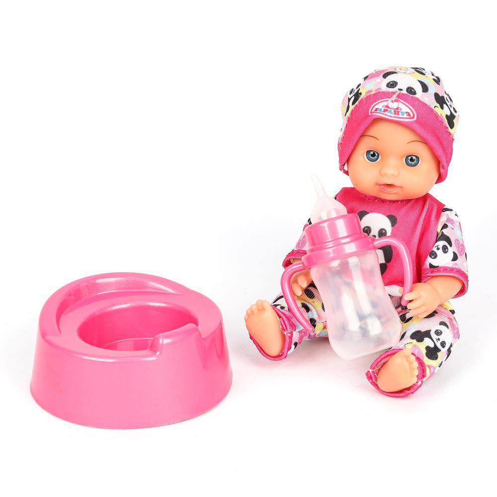 Пупс неозвуч 15см, пьет, пишет, 2акс КАРАПУЗ в кор.84шт