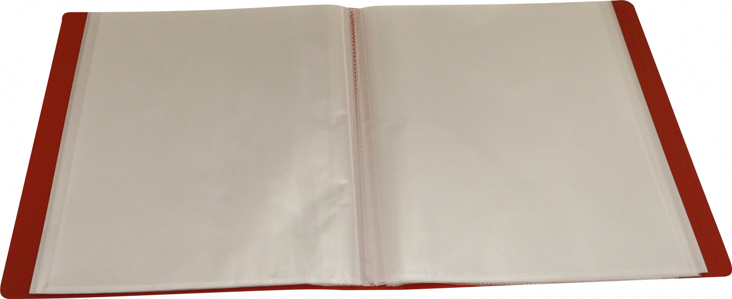 Папка с 60 прозр.вклад. A4 , BPV60RED