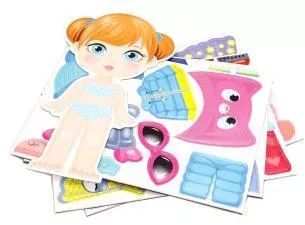 ДК.Игра магнитная "Одевашки. Лиза". Серия Магнитные истории арт.01912/14