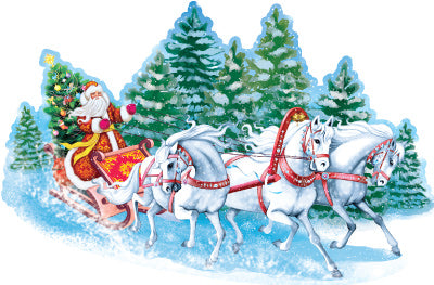 Ф-15270 Плакат вырубной А3+. Тройка. Двухсторонний - группа Персонажи сказки