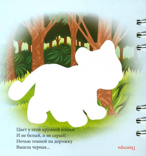 Загадки: Зоопарк: книжка-обьемная (Прояви ответ водой!)