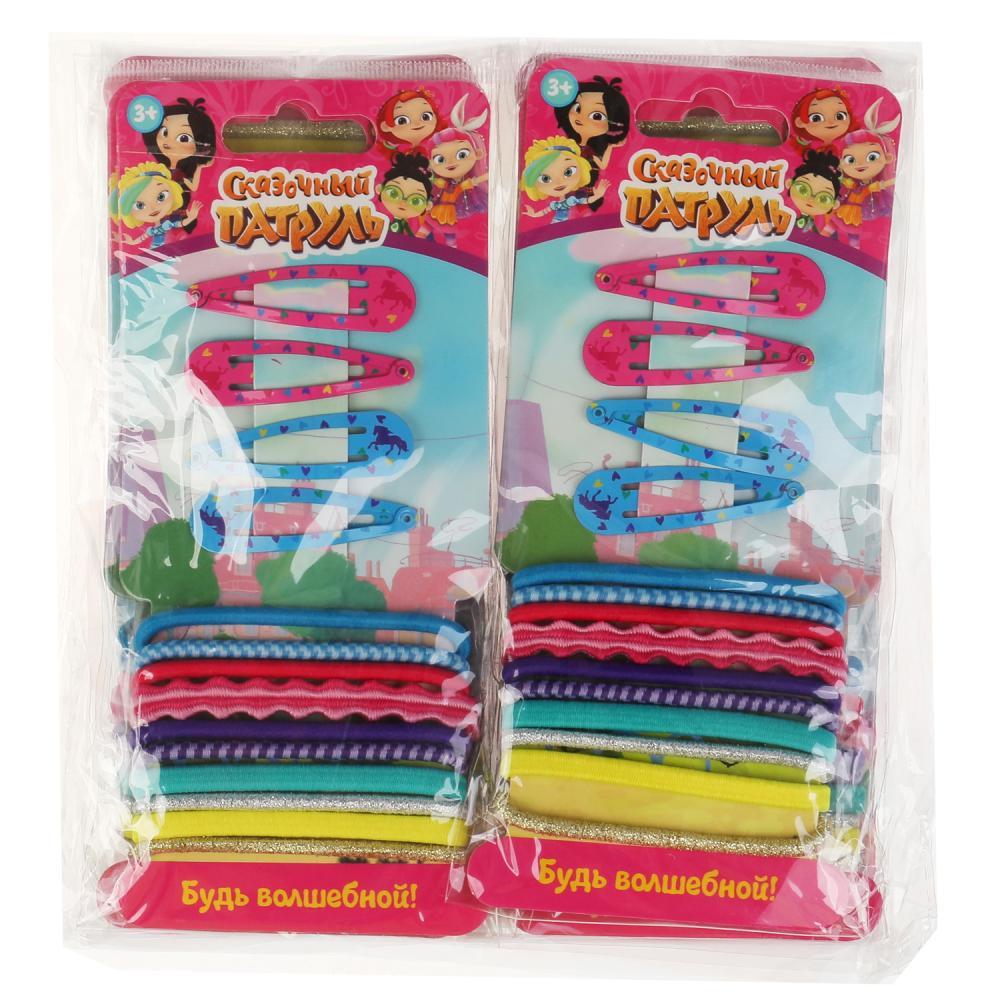 Акс-ры д/девочек СКАЗОЧНЫЙ ПАТРУЛЬ набор д/волос, резинки и заколки МИЛАЯ ЛЕДИ уп-10шт в кор.100уп