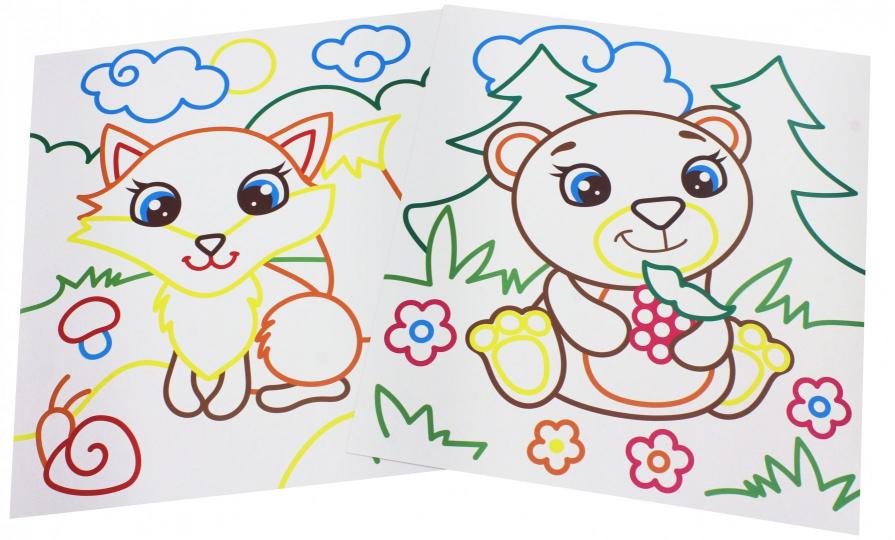 Волшебные контуры. Лесная опушка дп