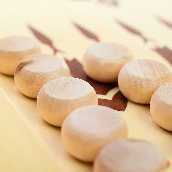 ИГРА НАСТОЛЬНАЯ "НАРДЫ" ДЕРЕВЯННЫЕ (ПОЛЕ 40СМ Х40СМ) в кор.10шт