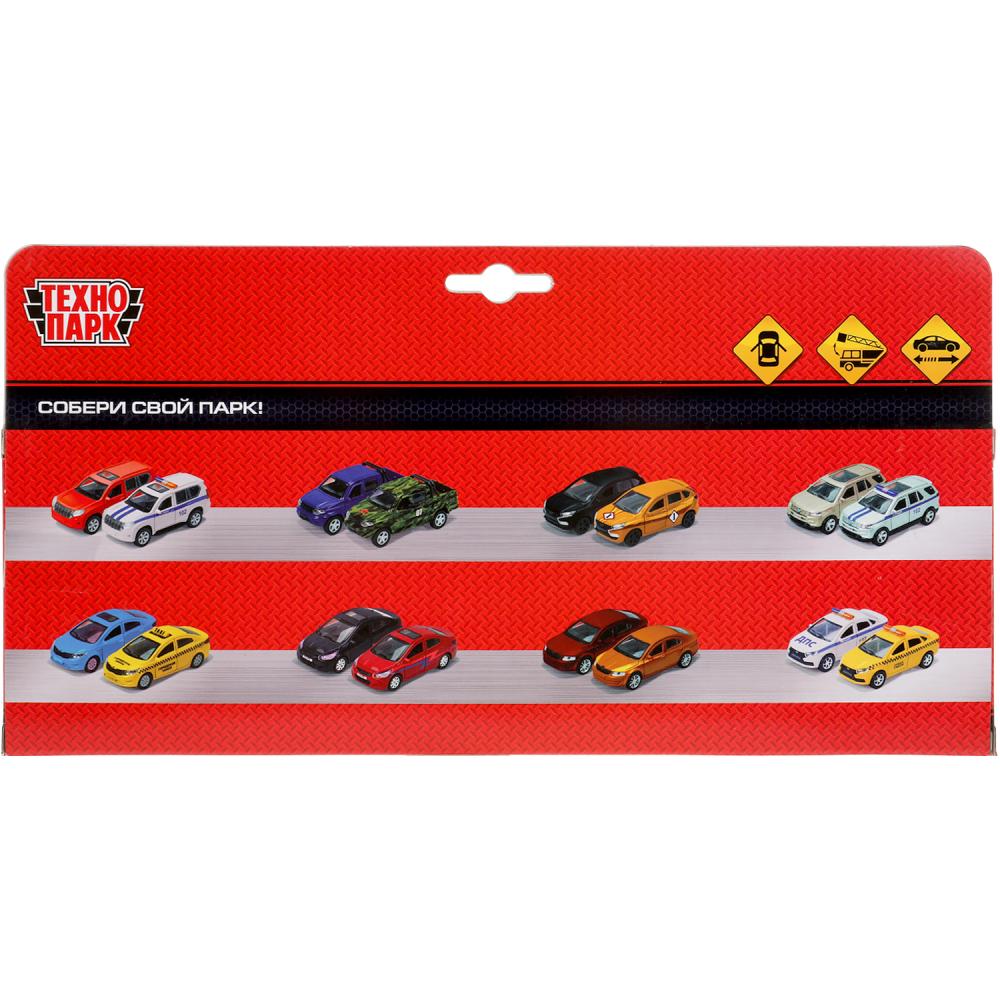 Машина металл СПЕЦТЕХНИКА СКОРАЯ 12 см+пожарная 12 см, открыв. двери, инерц. Технопарк в кор.2*12шт